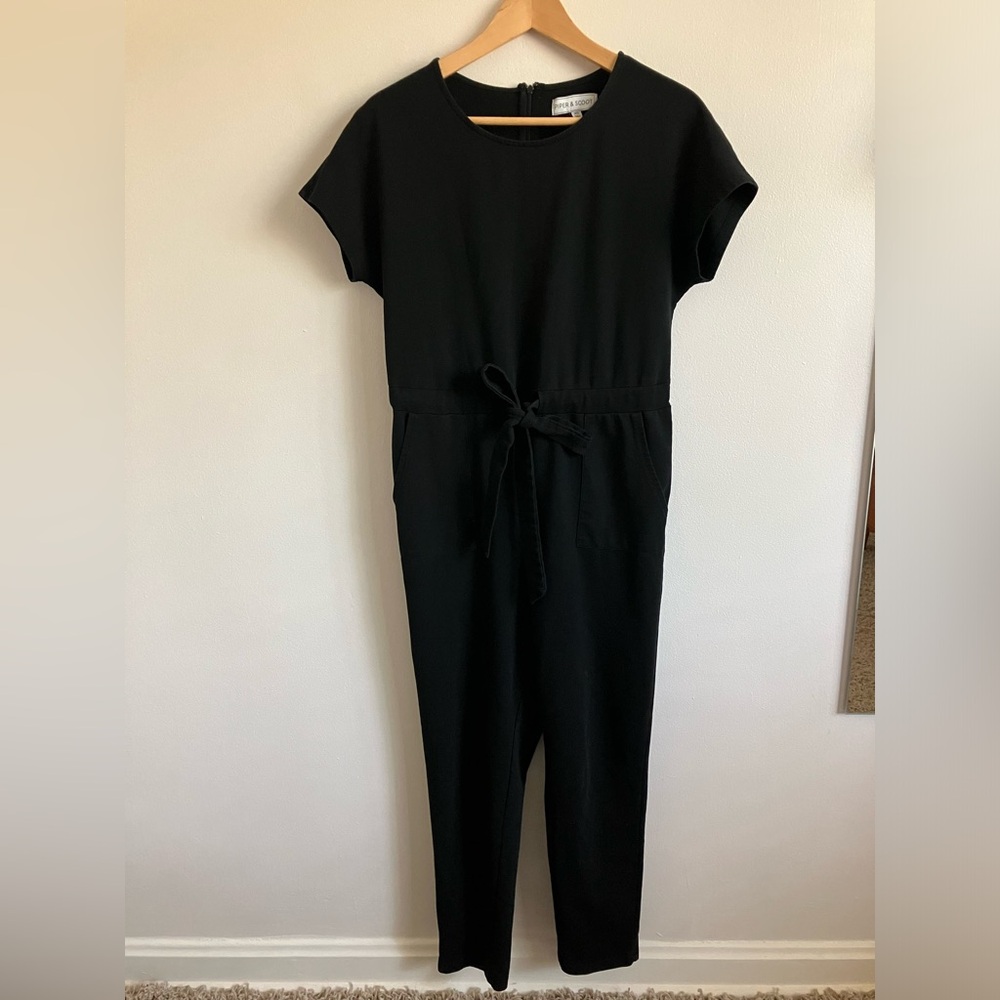 Piper and Scoot Bianca Women's Jumpsuit in Black - Picture 4 of 5